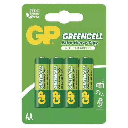 GP elem R6 AA ceruza, Greencell, 4db/bliszter                                                         B1221