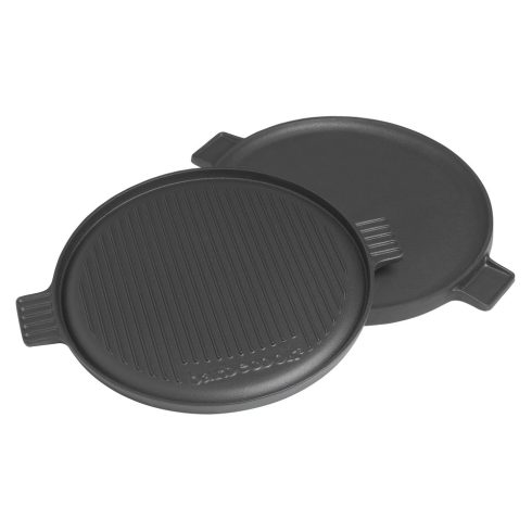 Barbecook öntöttvas grill lap, zománcozott, kétoldalas, kerek, 35cm                                   BC-ACC-7087