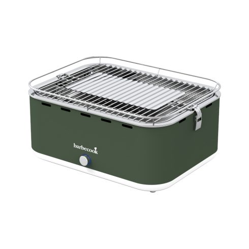 Barbecook Carlo asztali faszenes grill, zöld, 44x33x21cm                                              BC-CHA-1018