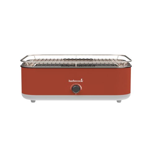 Barbecook E-Carlo asztali grill, elektromos, piros, 42,5x33x16,5cm                                    BC-ELE-1001