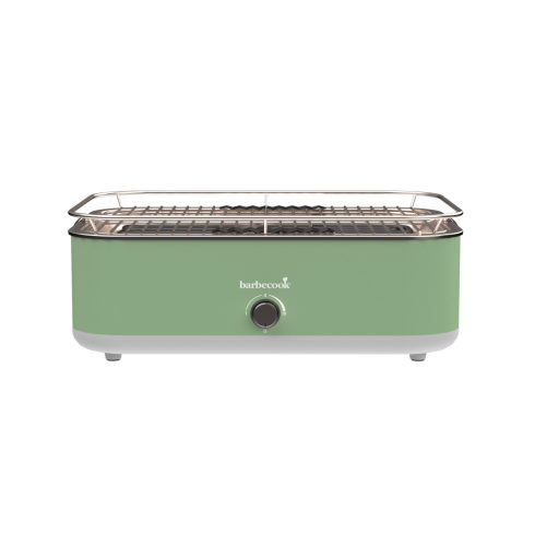 Barbecook E-Carlo asztali grill, elektromos, zöld, 42,5x33x16,5cm                                     BC-ELE-1002