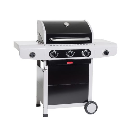 Barbecook Siesta 310 gázgrill, Black Edition, oldalégővel, 124x56x120cm                               BC-GAS-2018