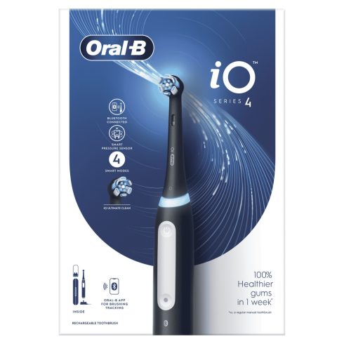 Oral-B iO4 elektromos fogkefe Matt Black                                                              BDS3117