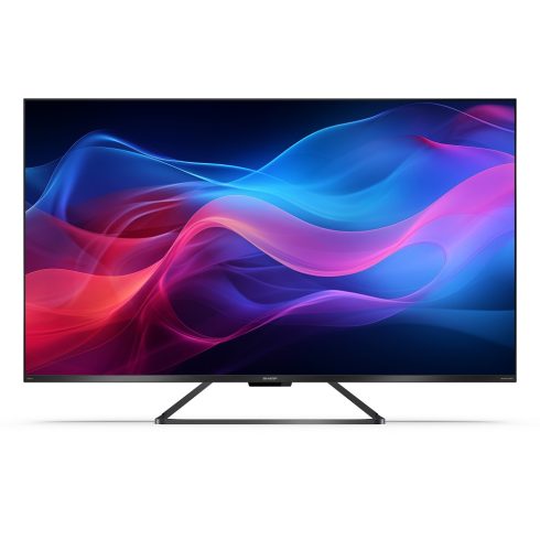 SHARP 50GR8265E 126cm-es 4K UHD 144Hz QLED Google TV harman/kardon hangszórókkal                      BDS3373