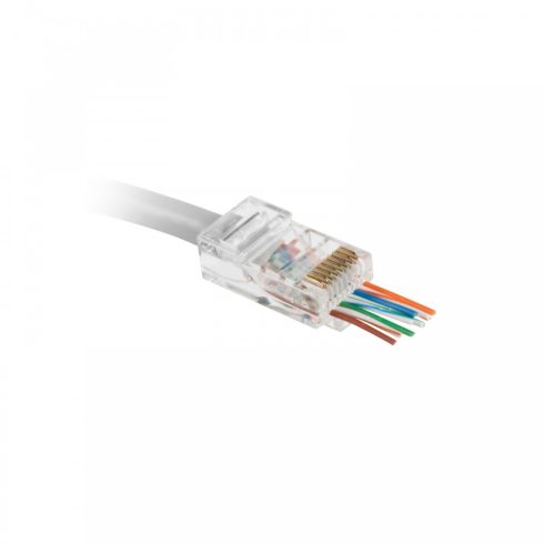 8P8C moduláris dugó - átmenő - CAT5e RJ45                                                             BX05223PT