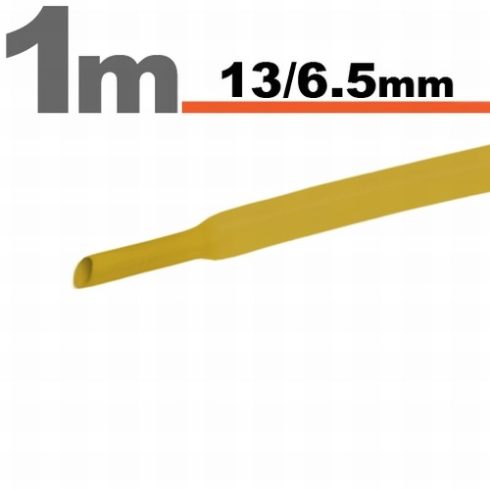 Zsugorcső Sárga Ě 13 / 6,5 mm                                                                         BX11024S