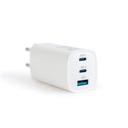   Hálózati Adapter USB + Type-C PD45W gyorstöltéssel - fehér                                            BX55060