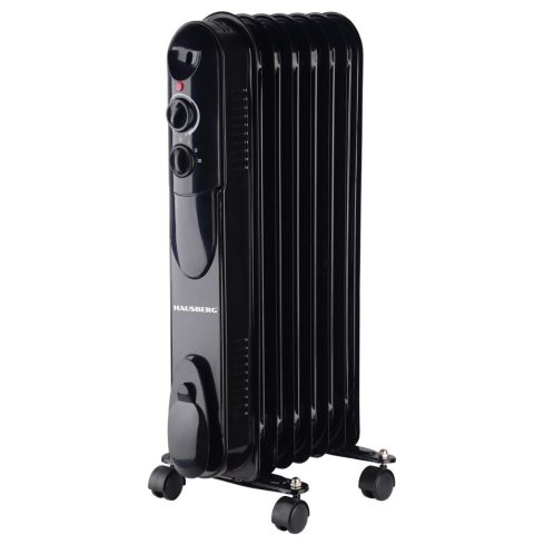 Hausberg hősugárzó olajradiátor - 600-900-1500 W - 7 lamellás - 110 x 580 mm                          BXDA00890