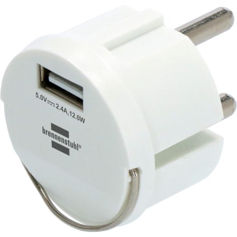 USB csatlakozó adapter 2,4A fehér IP44                                                                E1508110