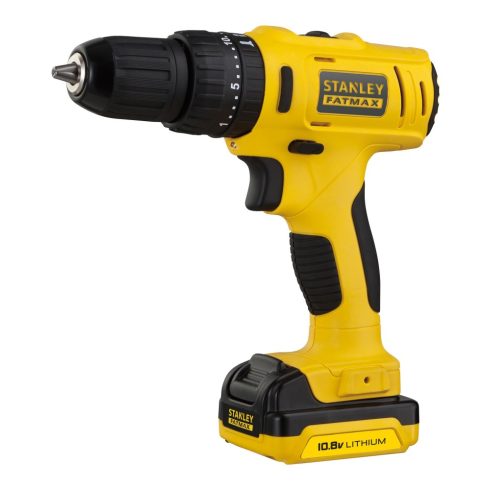 STANLEY FATMAX 10.8V 1.5Ah Li-Ion kompakt ütvefúró/csavarozó, 2x1,5 Ah akku, koffer                   FMC021S2-QW