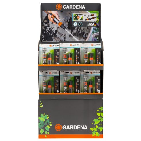 GARDENA Basic tisztító locsolókészlet 1/2'', 50 db-os displayben                                      GE18291-90