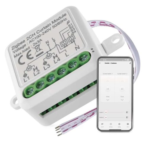 GoSmart motoros modul IP-2122CZ, ZigBee, 2 csatornás                                                  H5110