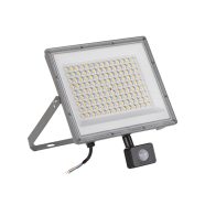   ACETE 100W CCT SE GR mozgásérzékelős reflektor, PIR 120-fok, 8500-10800 lm, 3000-6500 K, IP44, F, sz  KAN38499