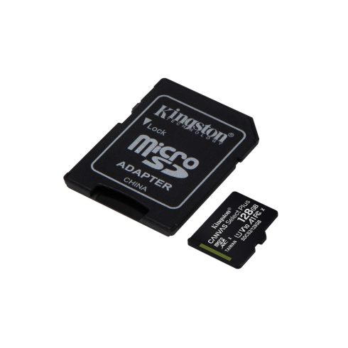 KINGSTON memória kártya 128 GB canvas select plus microSDHC                                           SDCS2/128