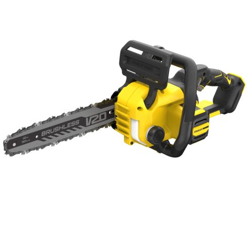 18V STANLEY FATMAX V20 szénkefe nélküli láncfűrész 12''/30 cm, akku nélkül                            SFMCCS730B-XJ