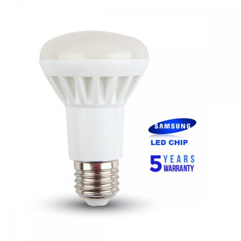 LED fényforrás spot R63 E27 8W 570lm 3000K melegfehér 230V 120-fok sugárzási szög                     SLEDR63278