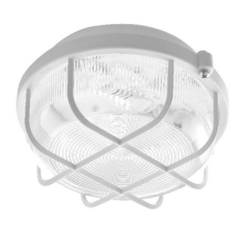 LED hajólámpa, kerek, műa., átl. üvegbúra, 220-240V, 5W, 4000K, IP44                                  VT948015