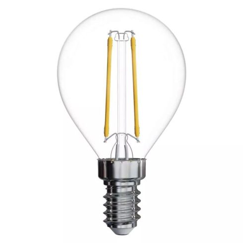 LED izzó Filament mini gömb  E14 1,8W 250lm természetes fehér                                         ZF1201