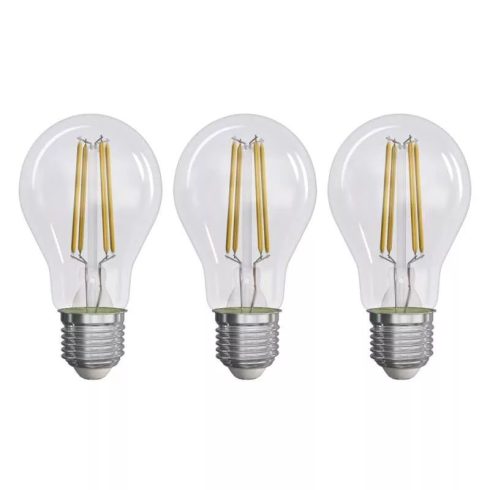 LED izzó filament A60 3,8W(60W) 806lm E27 WW (3db)                                                    ZF5147.3