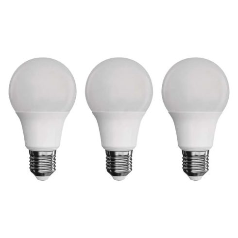 LED izzó A60 E27 8,5W(60W) 806lm WW (3db)                                                             ZQ5140.3