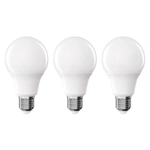 LED izzó A60 E27 9,5W(75W) 1055lm WW (3 db)                                                           ZQ5E51.3