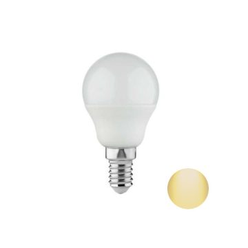 LED E14 kisgömb melegfehér